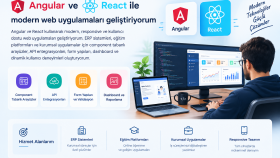 Angular ve React yazılım desteği