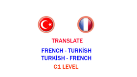 Fransızca çevirilerinizi hızlı  yapabilirim