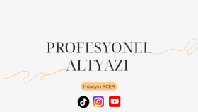 videolarınıza profesyonel altyazı hazırlıyorum