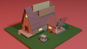 3d low poly modelleme