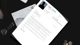 CV / Portfolio - Page Cover Letter