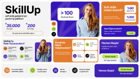 SkillUp – Eğitim Platformu UI/UX Tasarımı