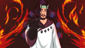 Naruto - Madara Uchiha kostüm çizimi