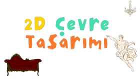 2D oyun için çevre tasarımı yaparım