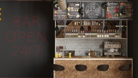 Kafe-Bar tasarımı