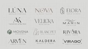 markanızı yansıtacak minimalist sade modern logo üretirim