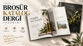 broşür, katalog ve dergi tasarımı yapıyorum