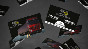 Solmaz Oto Kartvizit Tasarımı