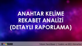 Anahtar Kelime Analizi