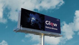 PureGlow bilboard tasarımı