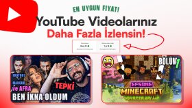 youtube videonuza küçük resim (thumbnail) tasarlayabilirim