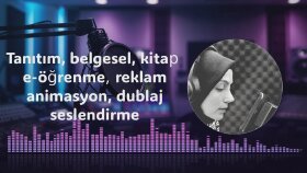 tanıtım filmi, dublaj, belgesel profesyonel seslendiriyorum