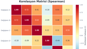 Değişkenler Arası İlişki Analizi (Korelasyon Matrisi)
