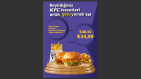 Getir & KFC - Reklam Tasarımı