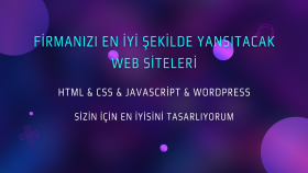 firmanız için özel tasarım web sitesi tasarlıyorum