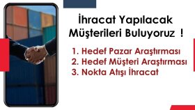 Hedef Pazar,Rakip Firma ve Nokta Atışı İthalatçı Analizi