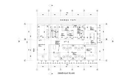 ofis proje tasarımı autocad