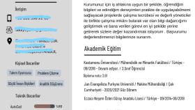 Makine Mühendisi öğrencisi CV çalışması sonrası işe alındı