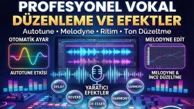 piyasa düzeyinde mix mastering yaparım