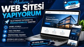 modern tanıtım web sitesi yapıyorum
