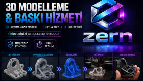 3D tasarımlarınızı üretime hazır hale getiririm