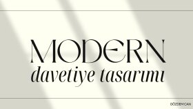 Modern Davetiye Tasarımı