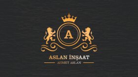 Aslan İnşaat Logo Tasarımı