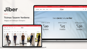 Jiber | Ticimax Mağaza Tasarımını Yenileme