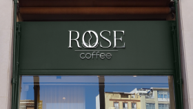 Rose Coffee logo tasarımı