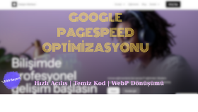 sitenizi Google PageSpeed testinde 90+ yeşil yapabilirim
