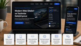 modern web siteleri geliştiririm