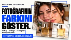 fotoğraflarınızı rötuşlar ve profesyonelce düzenlerim