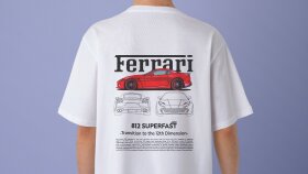Ferrari T-Shirt Logo Tasarımı