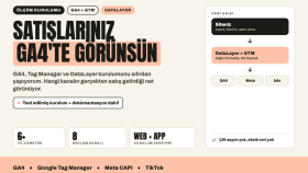 sitenize doğru çalışan dönüşüm takibini kurarım