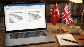 İngilizce metinlerinizi Türkçe'ye hatasız şekilde çeviririm