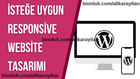 nitelikli ve profesyonel website yaparım