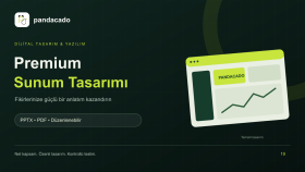 markanıza özel premium PowerPoint sunumu tasarlarım