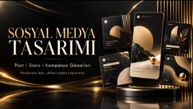 sosyal medya postu, story ve reklam tasarımları yaparım
