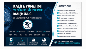 proses ve kalite yönetim sistemleri danışmanlığı yapıyorum
