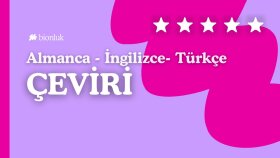 Almanca çeviri yaparım