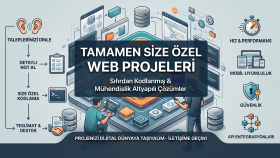 taleplerinize ve projenize özel web siteleri oluştururum