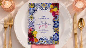 Bride To Be için konseptinize uygun davetiyeler tasarlıyorum