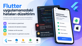 Flutter uygulamanızdaki hataları düzeltirim