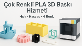 4 renkli hassas 3D baskınızı alırım