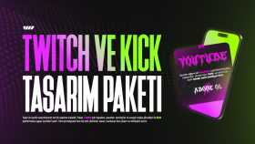 sizin tüm Twitch ve Kick tasarımlarınızı yapabilirim