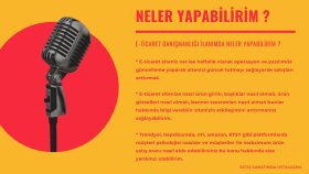 Ben, e-ticaret işleriniz için sizlere danışmanlık verebiliri