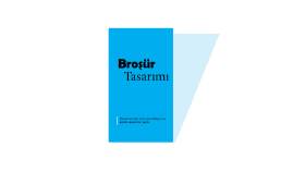 broşür, katalog, menü tasarımları yaparım