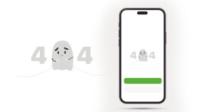 404 ekranı için illüstrasyon çalışması