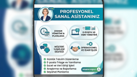 işlerinizi organize edip size zaman kazandırabilirim