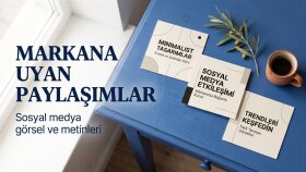 sosyal medya için 6 görsel ve paylaşım metni hazırlarım